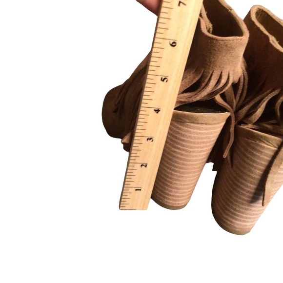 New Carlos Santana Fringe Booties sz9.5 - Picture 6 of 6